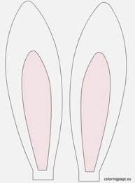 All you need to do to complete this bunny head is draw in the face. 18 Best Bunny Ear Templates Ideas Bunny Ears Template Easter Bunny Ears Bunny Ear