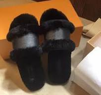 Save Big on Bulk Women's Slippers With Fur Women Fur Slides, Plush Open Toe  Slippers Comfortable Flat Sandals, Printed Design, Casual Ladies Flip ...