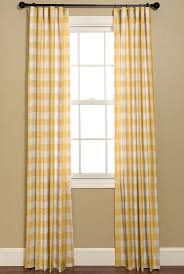 Black And White Buffalo Check Kitchen Curtains Yellow And White Buffalo Check Curtains 2 By Bellashomedecor Buffalo Check Curtains Check Curtains Curtains Yellow And White