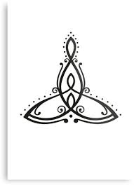A tattoo like this one is a great symbol reminding everyone that behind every child is a mother willing to protect them at all cost. Celtic Symbol Mother With Two Children Metal Print By Christine Krahl In 2021 Tattoos For Daughters Celtic Symbols Tattoo For Son