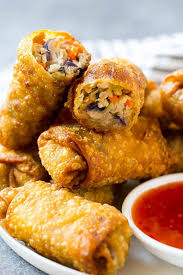 These Homemade Egg Rolls Are Filled With Pork And Vegetables All Wrapped Up And Fried To Crispy Perfection The Perfe Homemade Egg Rolls Egg Roll Recipes Food