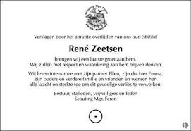 De hieronder geplaatste links naar overlijdensberichten worden automatisch geplaatst vanaf mensenlinq.nl en betreffen de rouwadvertenties zoals geplaatst in dagblad de limburger. Rene Zeetsen Mensenlinq Nl Dagblad De Limburger Overlijden Nieuws Condoleances En Familieberichten Condoleances
