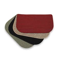 Each rug/carpet is manufactured with the same colors as pictured; Berber 30 Inch X 18 Inch Kitchen Slice Rugs Bed Bath Beyond