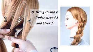 Braiding is a simple weaving technique used for everything from hair to ribbon to flowers. 4 Strand 3d Round Braid Tutorial Hairstyle For Long Hair Youtube