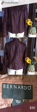 Bernardo Washable Faux Leather Jacket Thinning Out My Spring Jackets This One Is Hard To Let Go Great Pie Faux Leather Jackets Spring Jackets Clothes Design