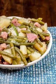 I like to add the ham hock to the bottom of the crock pot first, then pour in the green beans and potato chunks. Instant Pot Ham Green Beans And Potatoes Flavor Mosaic
