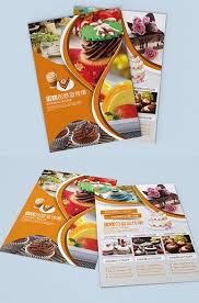 Creative Dessert Cake Leaflet Ai Free Download Pikbest Creative Desserts Cake Desserts Food Promotion