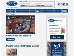 This pin is located on the back of eligible gift cards. Epic Theaters Gift Card Balance Check Balance Enquiry Links Reviews Contact Social Terms And More Gcb Today