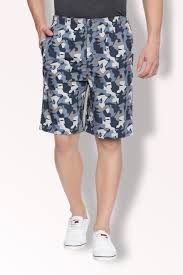 Van Heusen Shorts Van Heusen Blue Shorts For Men At Vanheusenindia Com