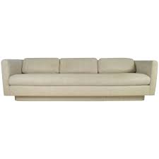 Maurice Villency Floating Modern Three Seat Sofa 1stdibs Com White Slipcover Sofa Vintage Sofa Slipcovered Sofa
