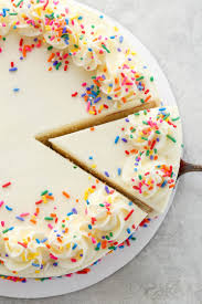 It's filled and frosted with a classic vanilla buttercream frosting and decorated with sprinkles. The Best White Cake Recipe From Scratch Live Well Bake Often