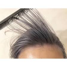 スモークホワイト 根元ブリーチリタッチ いつもありがとう 韓国旅行楽しんで salon lufun lufun hair design stylist 森下佳哲 morishi14 カラー剤 throw throwcolor ケアブリーチ剤 ファイバープレックス schwarz