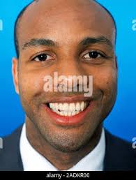 MODEL RELEASED. Smiling face. Man smiling Stock Photo