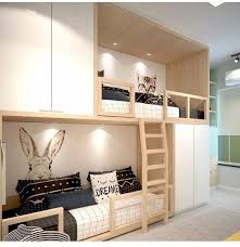 This bed boasts clean lines and a lowered profile that not only fits into a corner to save space but is closer to the ground so that little ones can get in and out of bed easier. Facebook