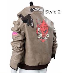Cyberpunk 2077 samurai jacket see description. Cyberpunk 2077 Jacket Samurai V Biker Leather Jacket