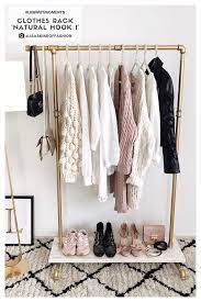 With a wide range to choose from, you definitely will find the best clothes when shopping for clothes rack online, keep a lookout for ongoing promotions to get the most value out of your purchase. Natural Hook I Clothing Rack Bedroom Closet Inspiration Open Closet
