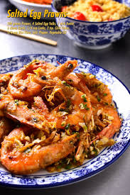 Salted Egg Prawns Food For Net Recipe Yummy Seafood Seafood Recipes Salted Egg