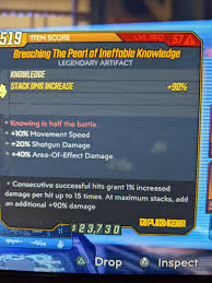 PS4 Borderlands 3 - Lvl 57 The Pearl of Ineffable Knowledge GOD ROLL for  Amara!! | eBay