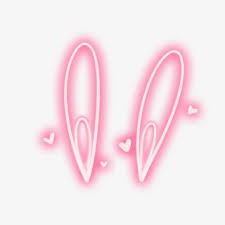 Pink Bunny Ears Pattern Png And Psd Bunny Ear Ear Bunny