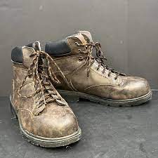 Brahma Boots Mens Steel Toe Water Slip Resistant Oil Free Work 12 Brown  Safety | eBay