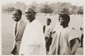 Tafawa Balewa at the University of Ibadan Campus in November 1963 to  install Kenneth Dike (L) as Nigeria's 1st Vice-Chancellor. : r/Nigeria