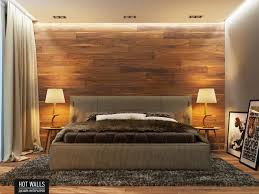 Einrichtungsbeispiele Schlafzimmer Ideen Wand Holz Log Cabin Flat House Design Home Bedroom Design