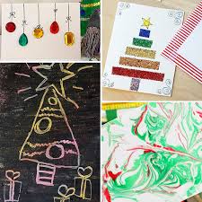 Besides the vibrant christmas themes featuring santa, mistletoe, xmas trees, and presents, you'll see that there are several printable cards that can be colored in which make great holiday projects for kids. 25 Diy Christmas Cards Crafts For Kids To Make Preschool School Age