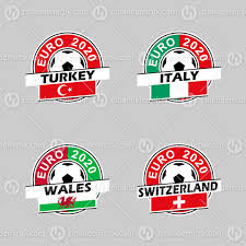 With euro 2020 starting tonight, patriotic england supporters are decking their homes, gardens and cars in the iconic three lions colours and memorabilia. Euro 2020 Group A Country Icons With Flags Of Italy Turkey Wales And Switzerland Cihandemirok Com By Cidepix