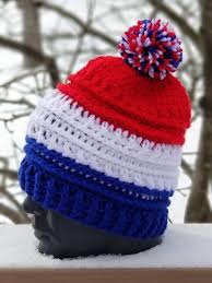 Striped Olympics Team Usa Beanie Country Color Hats United States Uk France Australia Re With Images Crochet Beanie Crochet Beanie Hat Crochet Crafts