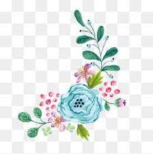 Pin De Sara Em Flores Beira Floral Flor Aquarela Clipart De Flores