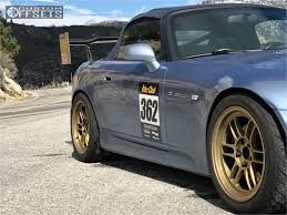 This particular wheel setup is in 17x9 with a 35 offset. 2002 Honda S2000 Wheel Offset Nearly Flush Coilovers 385859 Team Stance