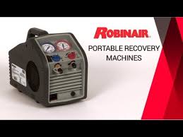 Robinair Portable Recovery Machines Youtube