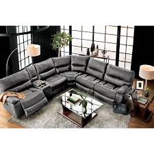 Orlando 6 Piece Power Reclining Sectional With 3 Reclining Seats Leather Couches Living Room Quality Living Room Furniture Sectional Sofa With Recliner