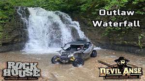 Hatfield Mccoy Rockhouse Trail Waterfall Devil Anse Trail Can Am Maverick X3 Youtube