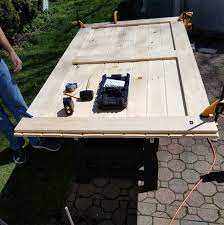 In as little as a weekend, you could completely transform your kitchen by making your own shaker doors. How To Build A Sliding Barn Door For Less The Honeycomb Home