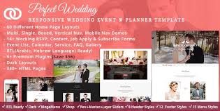 Perfect Wedding Planner Html By Thememascot Themeforest