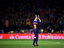 Image result for INiesta bids farewell to barca