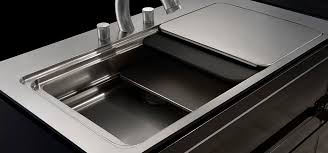 Kitchen mixer, kitchen sink and kitchen hood and hob. Toyo Kitchen Style Kitchen Unit 3d Sink