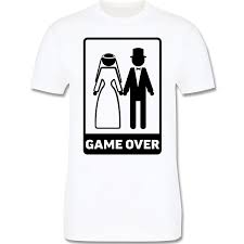 Jga Junggesellenabschied Game Over Herren T Shirt Finde Mehr Shirts Und Geschenke Fur Deinen Per Junggesellenabschied Junggesellenabschied Manner T Shirt