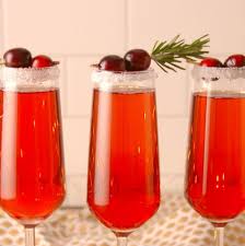 To create these festive and fun holiday drinks, steep pomegranate seeds in brandy and float them atop glasses filled with champagne. 17 Best Champagne Cocktail Recipes Easy Drink Ideas With Champagne