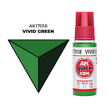 AK-Interactive: Quick Gen Acrylic Contrast - Vivid Green 18 ml