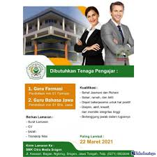 Syarat pendaftaran smk selanjutnya adalah melampirkan foto copy kartu keluarga. Lowongan Kerja Smk Citra Medika Sragen Maret 2021