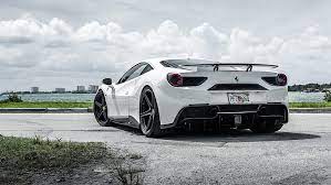 Hd Wallpaper Ferrari 488 Gtb Super Car Italian Cars White Wallpaper Flare