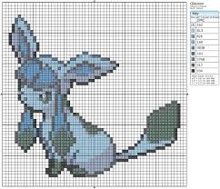471 Glaceon By Makibird Stitching On Deviantart Pokemon Cross Stitch Patterns Pokemon Cross Stitch Cross Stitch Patterns