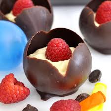 Homemade Chocolate Eggs Filled With White Chocolate Mousse Chocolate Bowls Homemade Chocolate Easter Eggs Chocolate