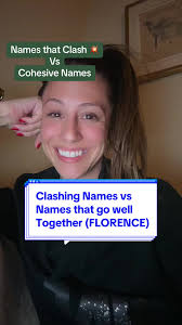 Replying to @User florence is a tremendous name — here we didcuss names i  *wouldnt recommend* and what clashing names mean in the context of baby  naming. I also offer my top suggestions & explain why ...