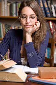 Section a 'technical' and section b 'general'.(120 questions :120 marks). Portrait Of Beautiful Young Brunette Student Preparing For Exam Stock Photo Picture And Royalty Free Image Image 17803351