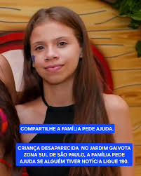 ATENÇÃO! A jovem Julia Matos Araujo, de 17 anos, desapareceu após sair para  a escola no Bairro Jardim Gaivotas zona sul de São Paulo. A família está  desesperada e solicita que qualquer