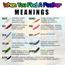 Feather Meanings Feather Meaning Feather Color Meaning Spiritual Meaning