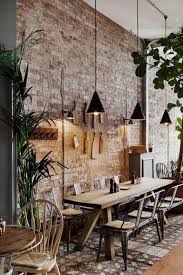 85 Rustic Farmhouse Dining Room Table Decor Ideas Page 9 Of 85 Chessy Decor Industrial Restaurant Interior Cafe Interior Design Coffee Shops Interior